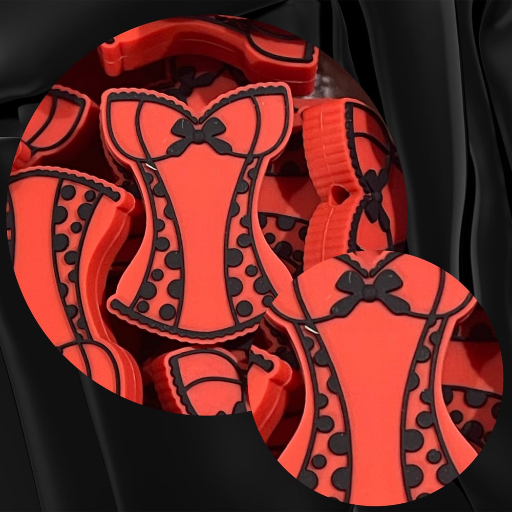 Image of Corset Silicone Bead 