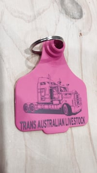 Trans Aus Pink KeyTag 