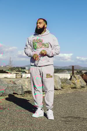 Fresh Light Grey “I Am Chosen” Hoodie