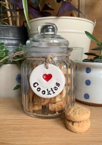 Image 1 of Ceramic Cookies tag