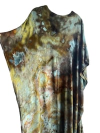 Image 6 of Small Woven Duster Kimono in Forest Goddess Ice Dye