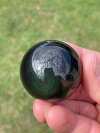 Image 4 of Rainbow Obsidian Sphere #1866