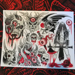 Image of Death Metal Flash sheet by Eli Wood