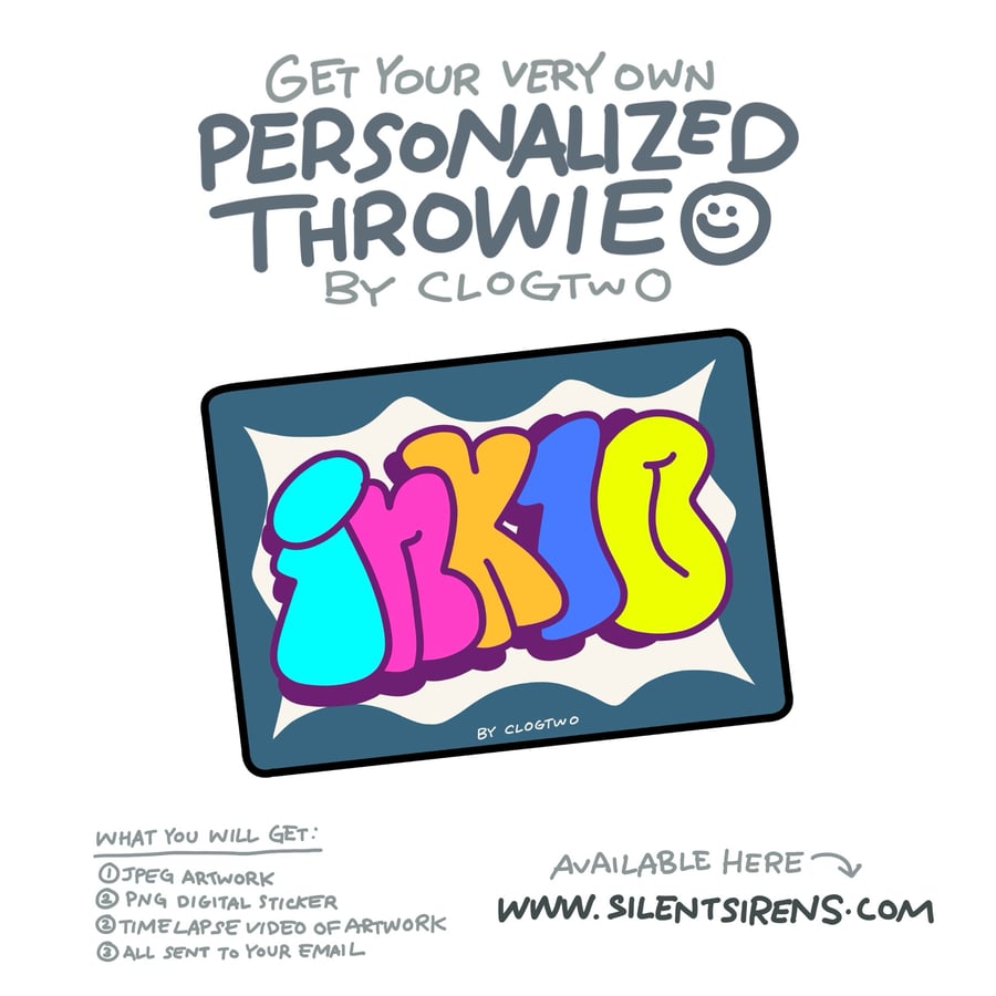 Image of BLUE FRAME THROWIE