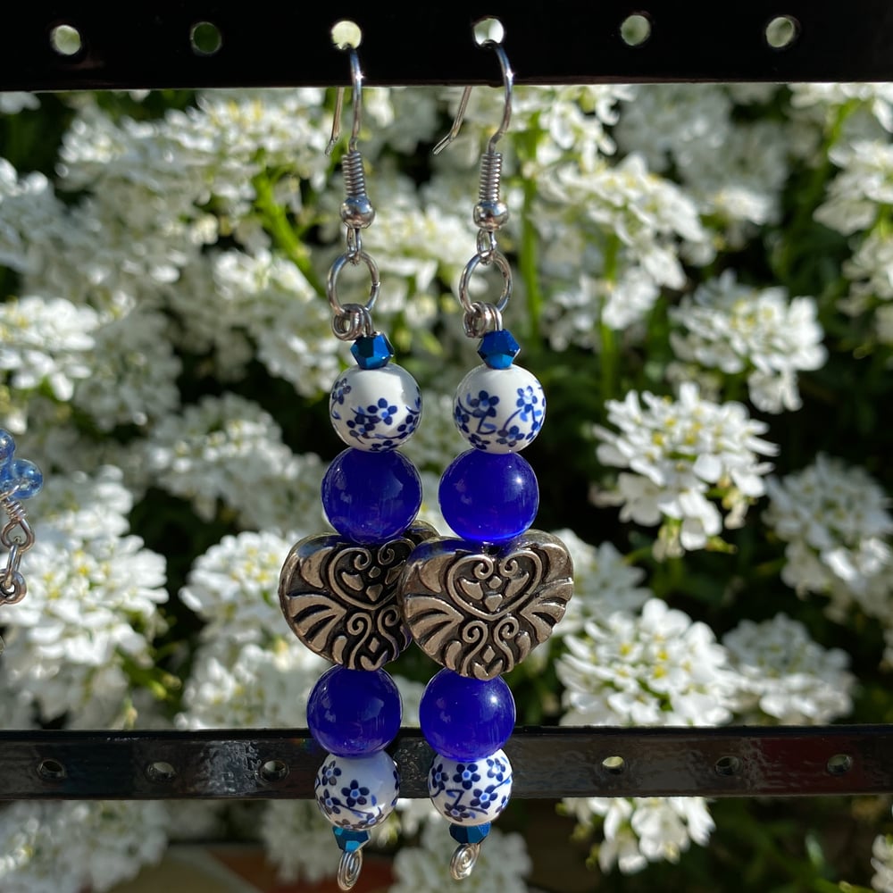 Image of fine china earrings 