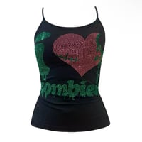 Image 1 of *ON SALE, MINOR FLAWS* i luv zombies cami