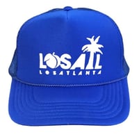 Image 1 of Peach Palm Trucker Hats (Multiple Colors)