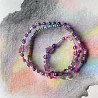 Image 1 of Violet star necklace