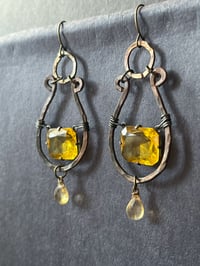 Image 4 of Yellow fancies earrings