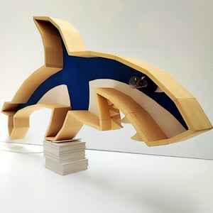 Image of Tiburón escultura.