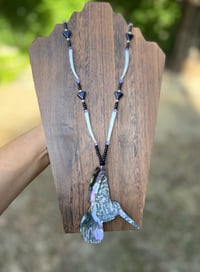 Abalone Hummingbird Necklace