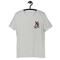 Image 4 of French Bulldog Skateboard T-Shirt