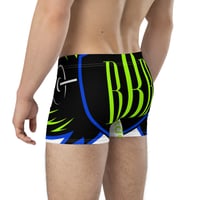 Image 2 of BOSSFITTED Neon Green and Blue Boxer Briefs