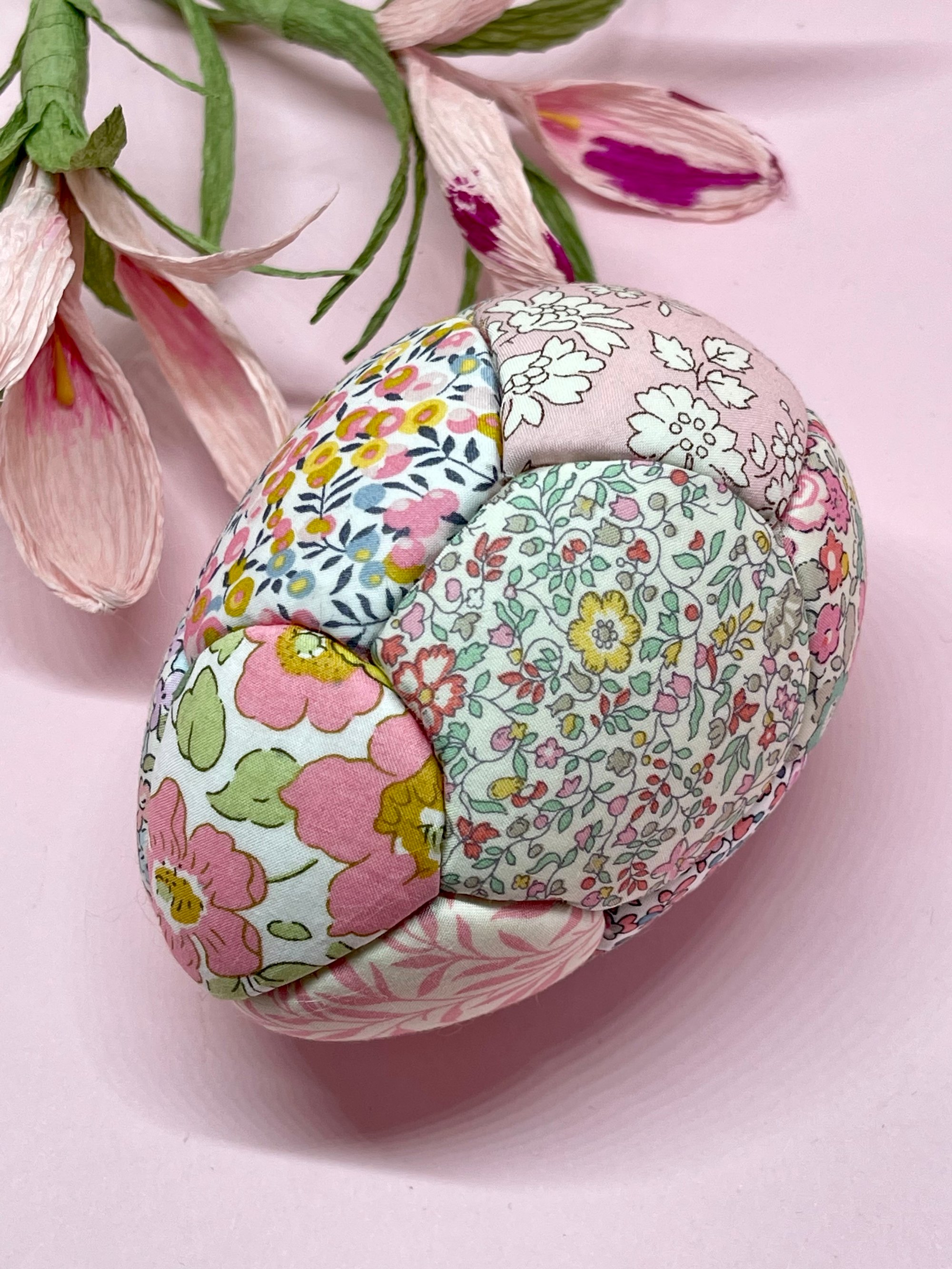 Image of Påskeæg "Patchwork" Rosa