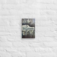 Image 3 of Albino Alligator Canvas