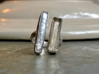 Image 2 of Biwa Perle und Topas Ring