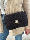 MEGA CHACHA Tweed black / brown 