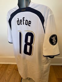 Image 5 of Tottenham Hotspur “DEFOE 18” 2006/07 Home Shirt + UEFA patch (XL)