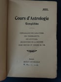 Cours d'astrologie simplifiée, Méry, 1950