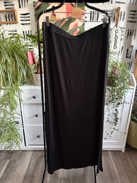 Image 1 of H & M black skirt with slit
