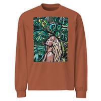 Image 4 of "Arriving" Premium heavyweight long sleeve shirt