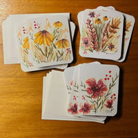 Image 3 of wild little friends-set of 9 cards