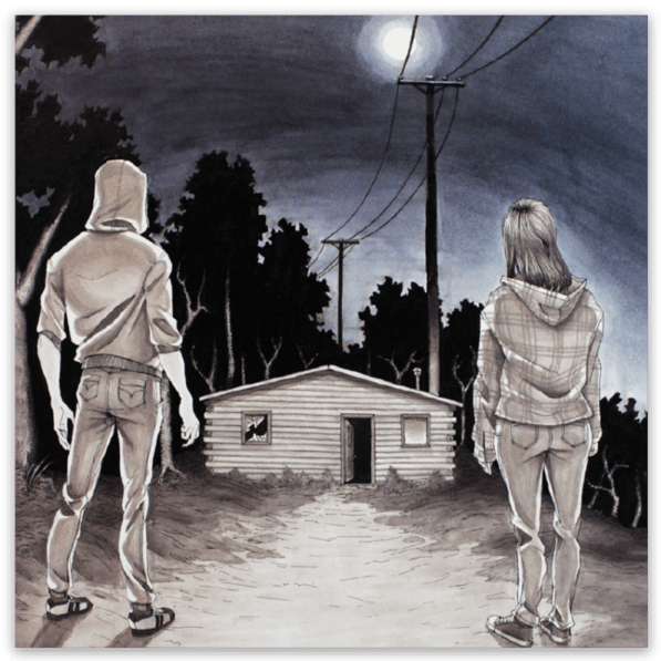 Vinyl Sticker // Derelict Cabin