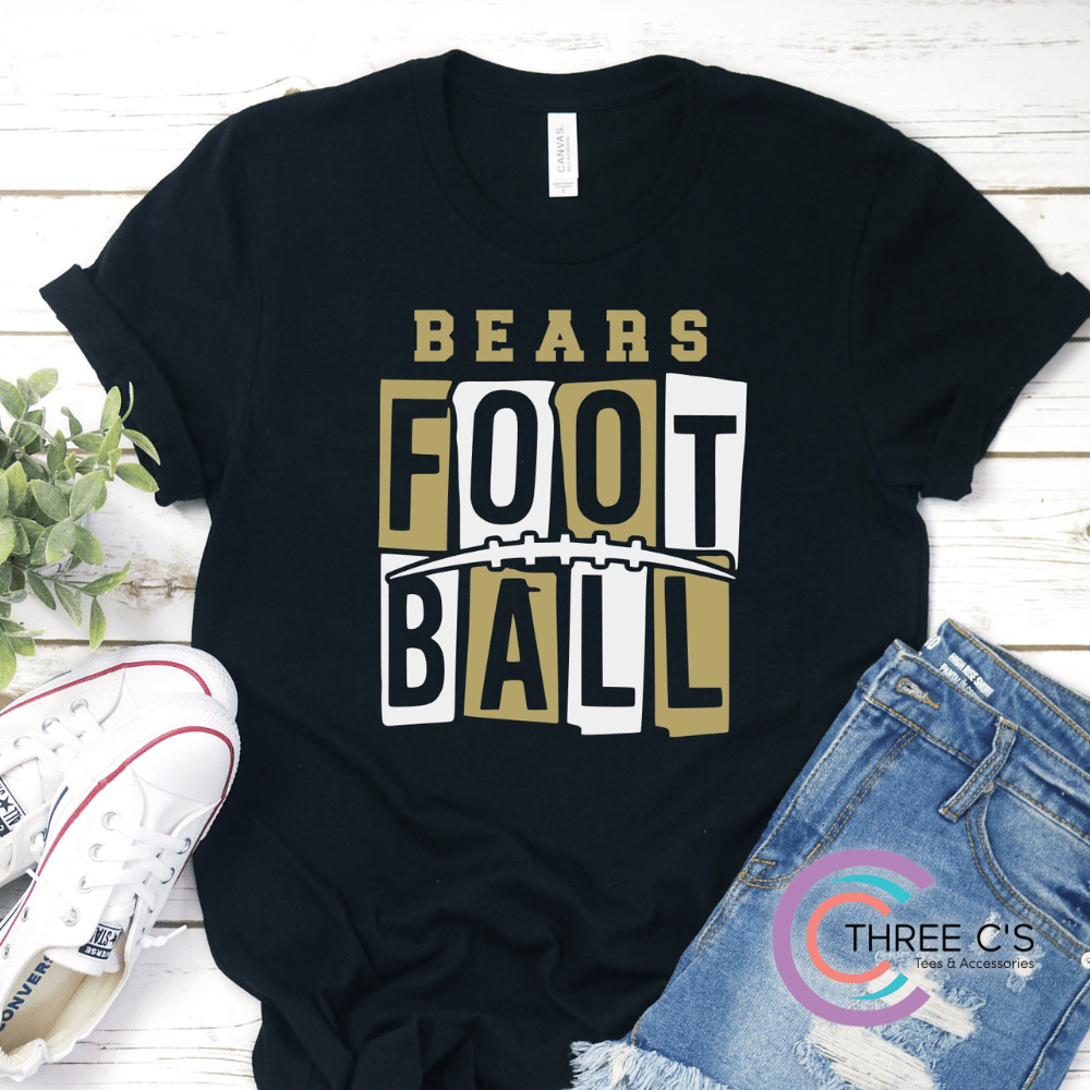 Bears Football Blocks Three C #39 s Tees and Accessories