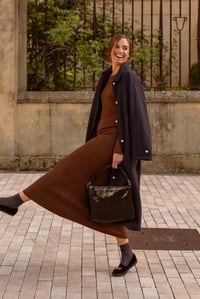 Image 1 of Vestido Sorina Chocolate