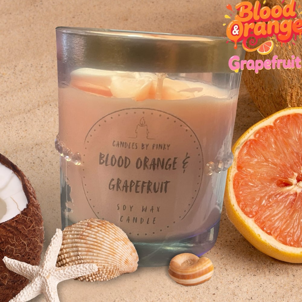 Image of Blood orange & Grapefruit Medium Soy Wax Candle