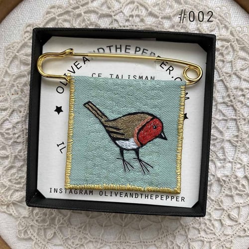 Image of Broche »Rouge-Gorge »