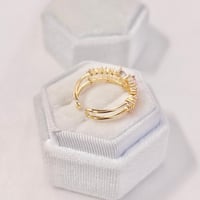 Image 2 of Pink Bow Double Ring