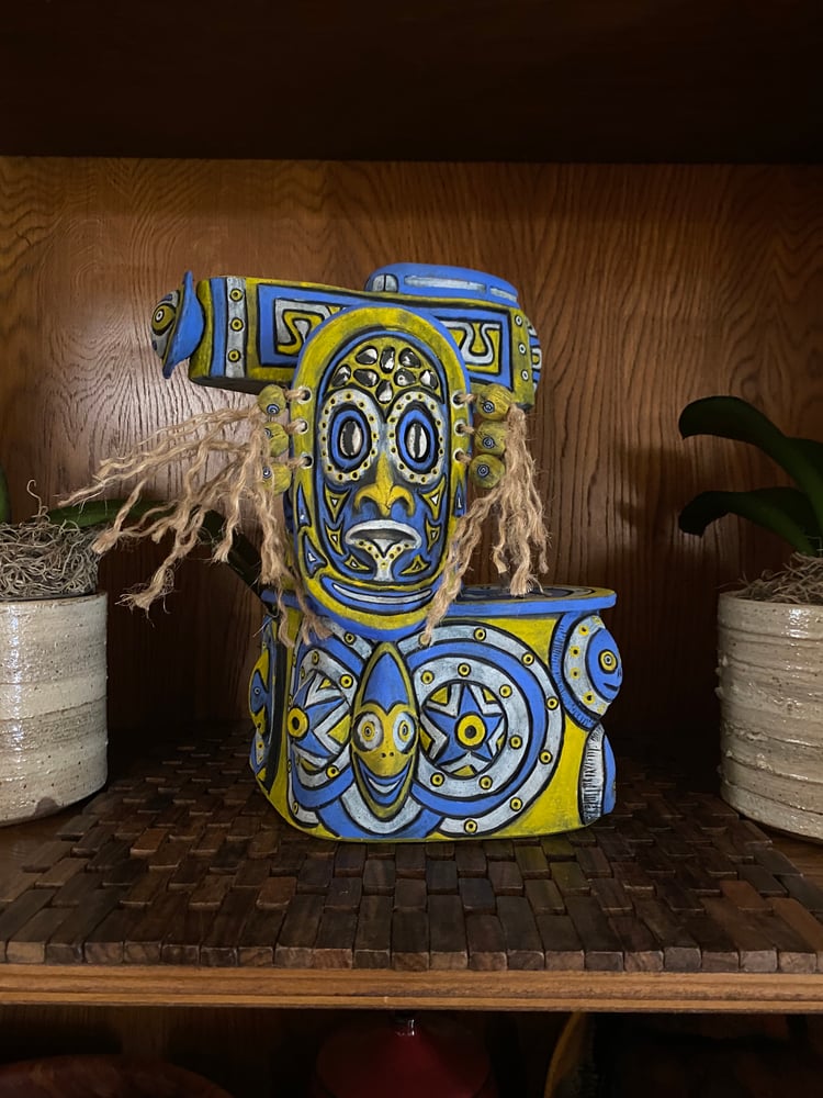 Image of 1/1 Architectural Tiki Town Sculpture 