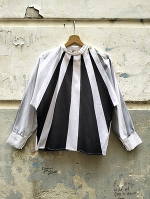 Camicia raggi con bottoncini