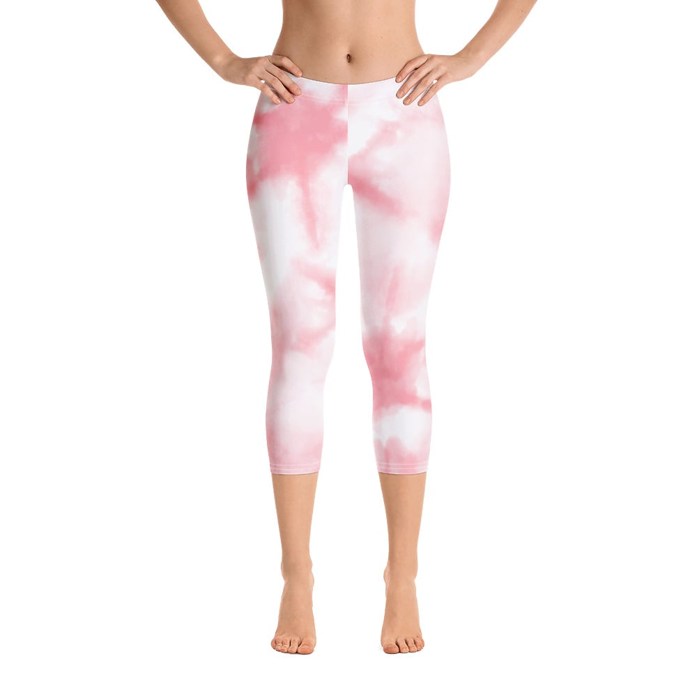 Image of Pink Love Capri Leggings