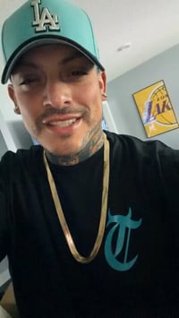 Image 2 of TATTD SEXY DEVIL 😈 TEE!!! Black&teal 🖤🩵