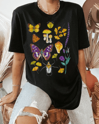 Image 1 of Gemini Nature Chart Black T-shirt