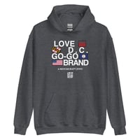 Image 6 of LOVEDCGOGO "A MITCHCRAFT JOINT" Dark Unisex Hoodie (see color options)