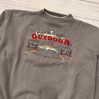 Image 2 of Vintage Outdoor Fly Fishing Crewneck - XL