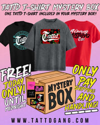 FREE!!! tattd t-shirt mystery box!! 📦