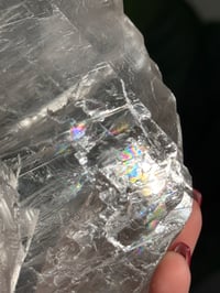 Image 5 of RAINBOW FILLED LA PLATOSA SELENITE -MEXICO- B