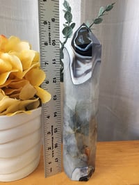 Image 3 of 1.15lb Black Agate Tower Natural Healing Crystal 