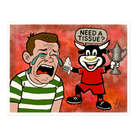 Image 1 of McGregor Tears Angus the Bull Sticker