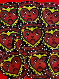 Image 1 of Forever Living With A Frown Vinyl Sticker 