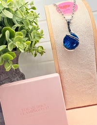 Image 2 of Blue Abalone Drop Pendant