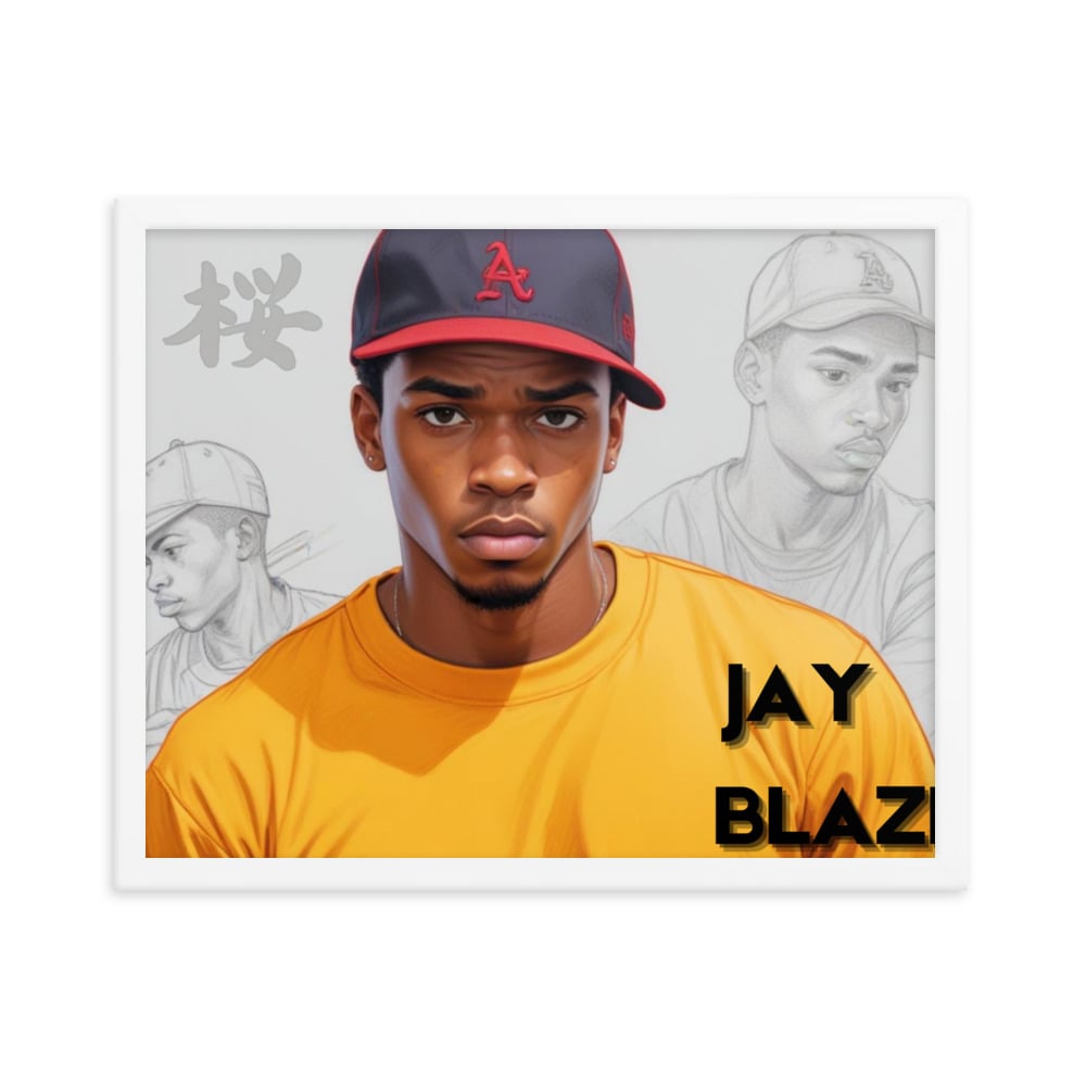 ZEN EXP - “Jay Blaze” Framed matte paper poster