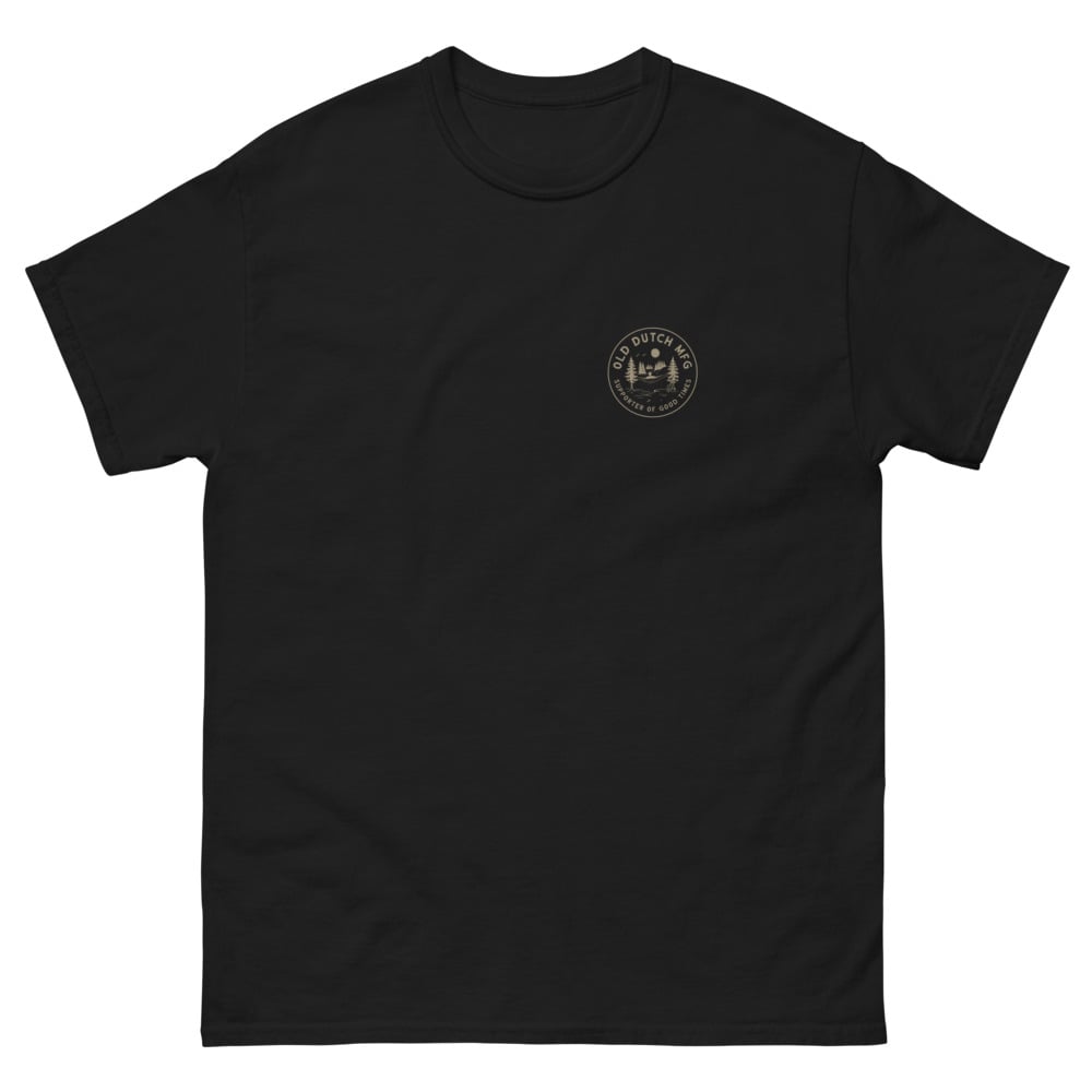 Image of Men's heavyweight tee "supporter of good times" black