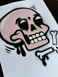 Image 4 of SkullTag Pink