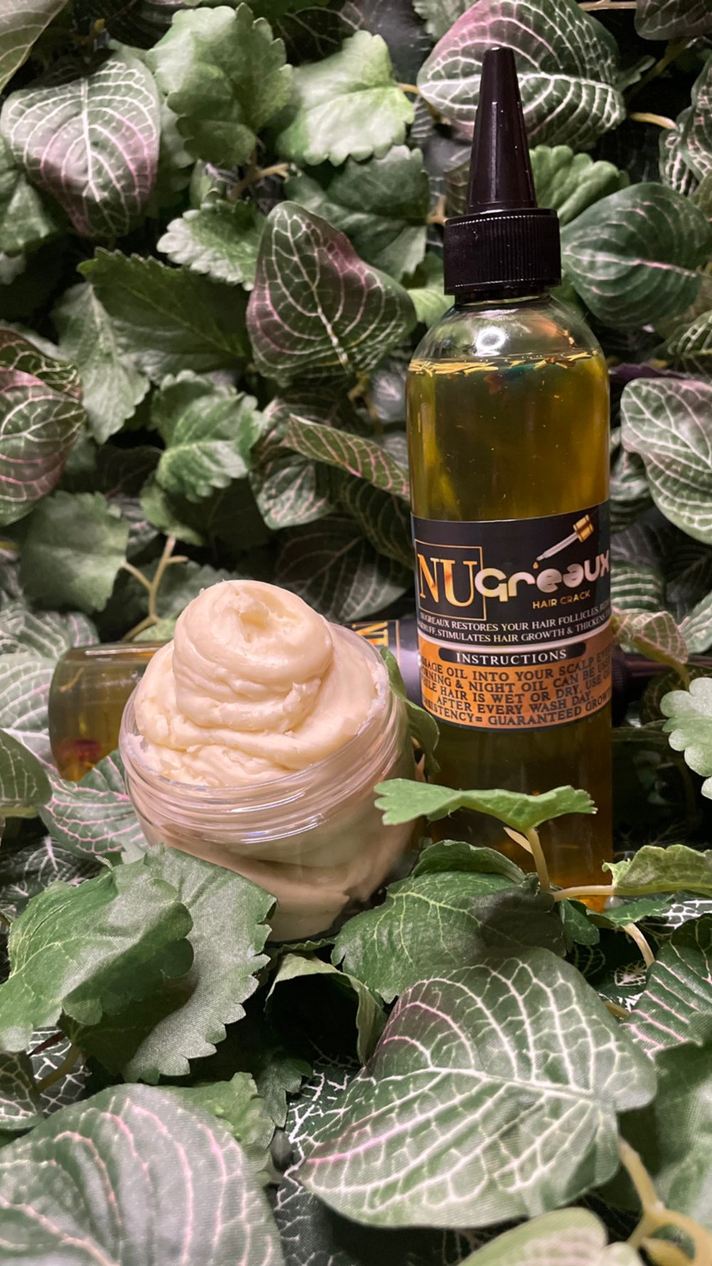 Image of Nugreaux hair custard & hair oil Bundle