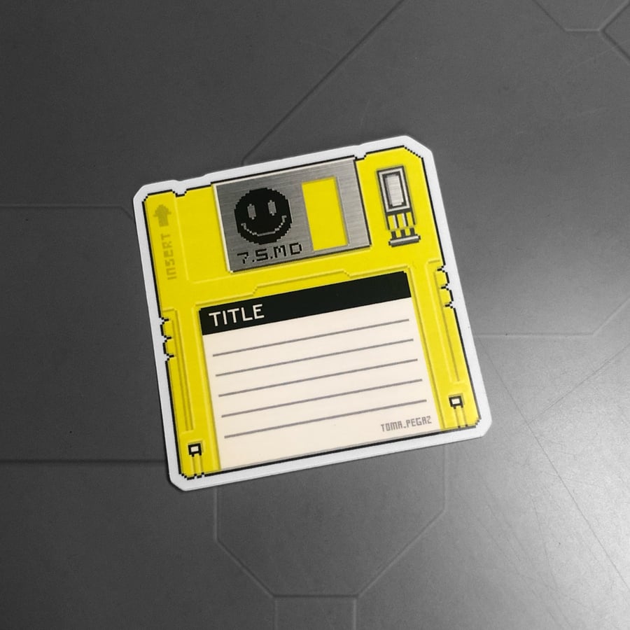 Image of Floppy_Disk_Y / Sticker